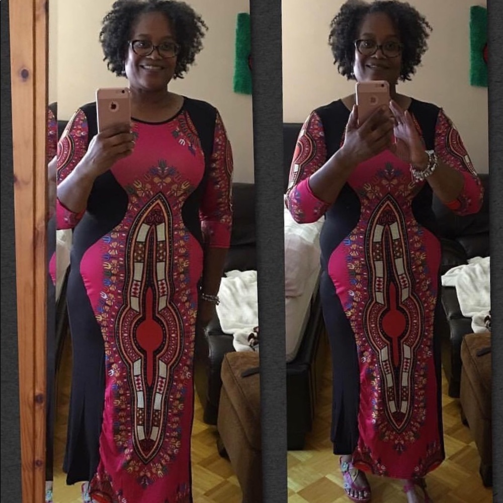 3/4 Sleeve Plus Size Dress  <MAKE AN OFFER> - Picture 3 of 3